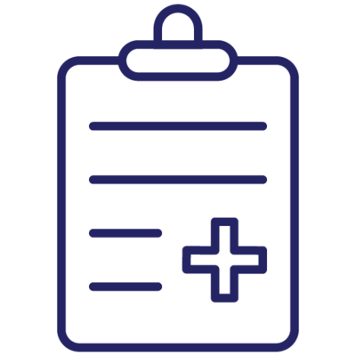 medical chart icon representing chiropractic treatment plan