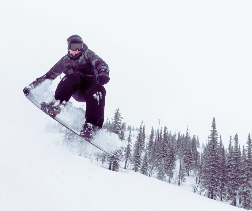 snowboarding